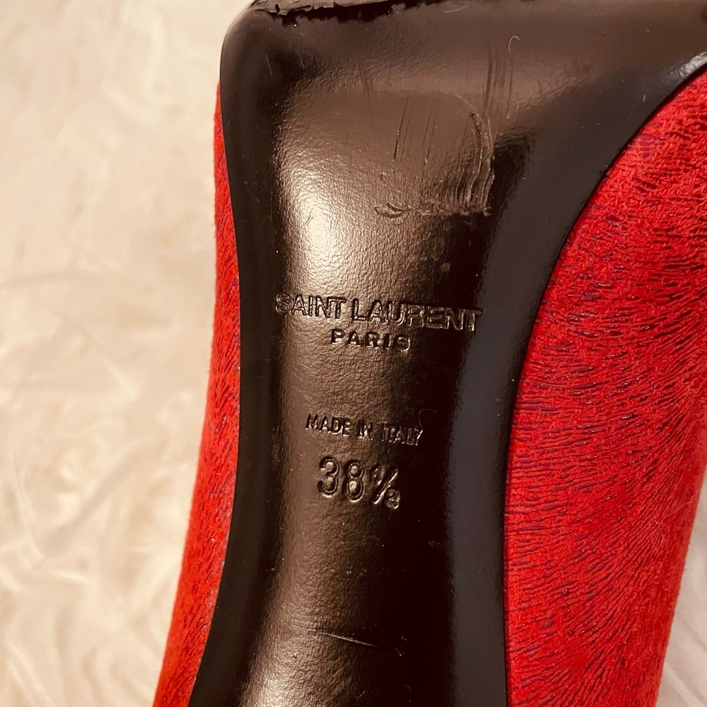 Saint Laurent Red Heels - Picture 3 of 7